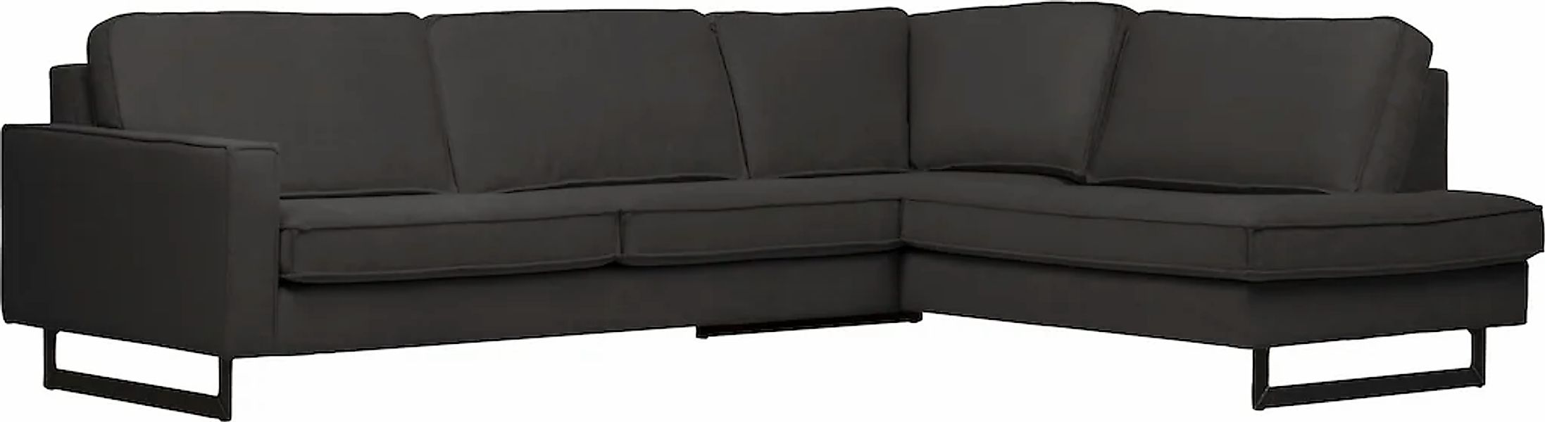 Places of Style Ecksofa "Pinto, 290 cm, Cord, Chenille, Lederoptik, Ottoman günstig online kaufen