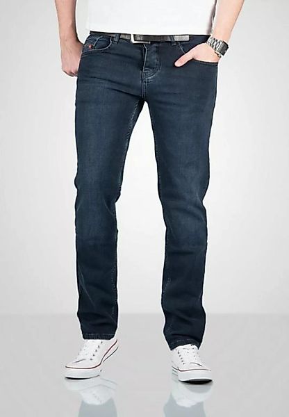 Alessandro Salvarini Straight-Jeans ASArcilio mit Knopfleiste günstig online kaufen