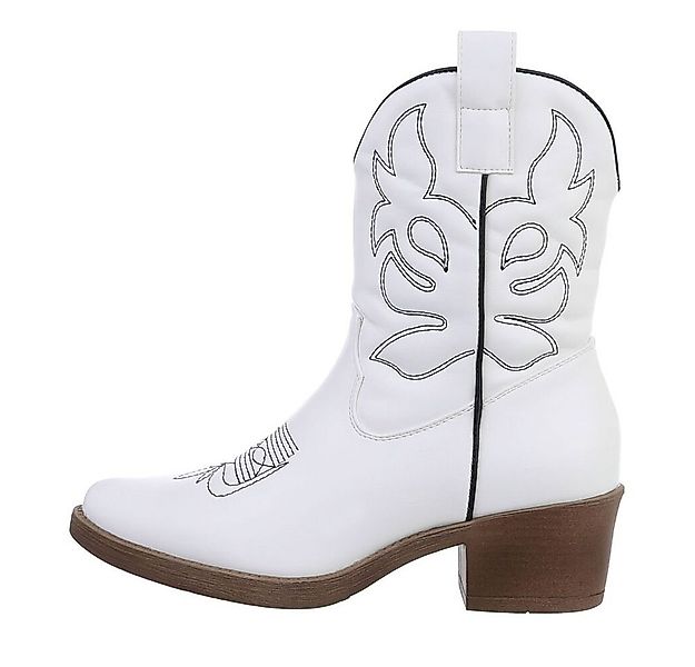 Ital-Design Damen Cowboyboots Western Westernstiefelette (83592463) Blockab günstig online kaufen