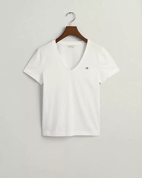 Gant T-Shirt "REG SHIELD KA V-NECK T-SHIRT", mit einer kleinen Logostickere günstig online kaufen