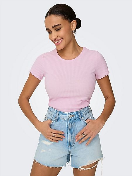 ONLY Rundhalsshirt ONLEMMA S/S SHORT TOP NOOS JRS Rundhals, modisch, regula günstig online kaufen