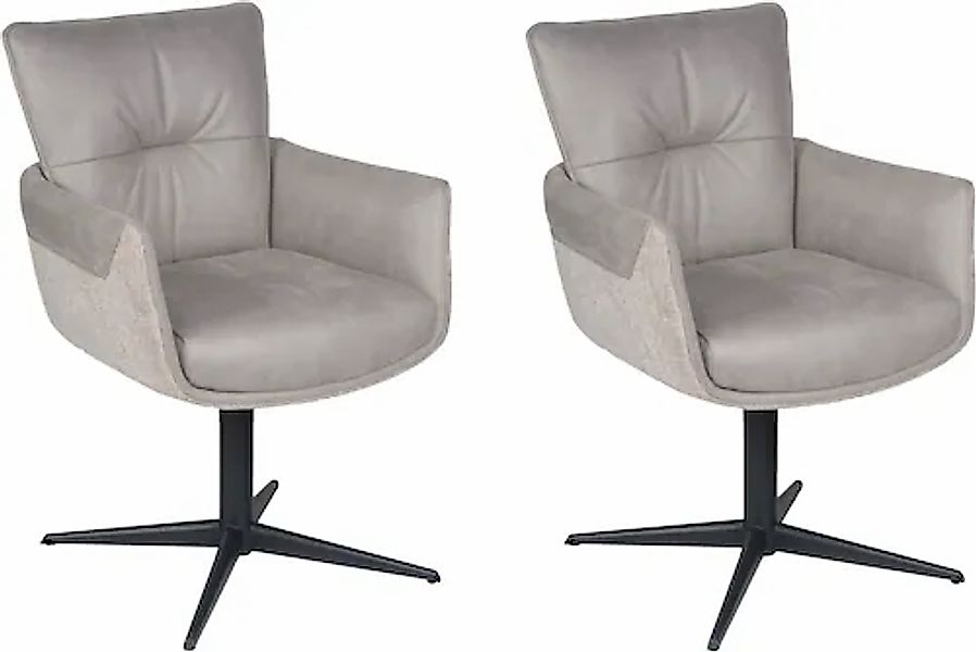 Home affaire Esszimmerstuhl »Milano« (Set) 2 Stk.Drehstuhl Milano beige günstig online kaufen
