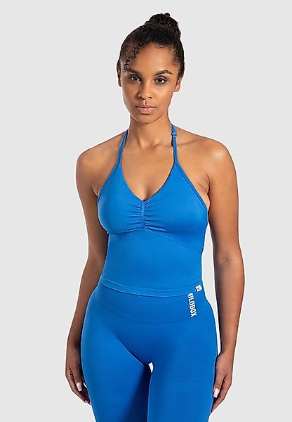 Smilodox Tanktop Malena, Cropped Neckholder Sporttop, günstig online kaufen