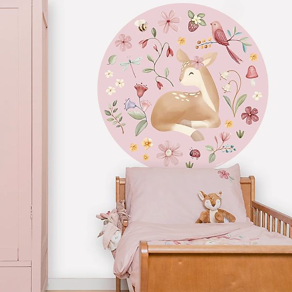 LITTLE DUTCH Wandtattoo "Wandsticker XL Fairy Garden (100x100cm)" günstig online kaufen