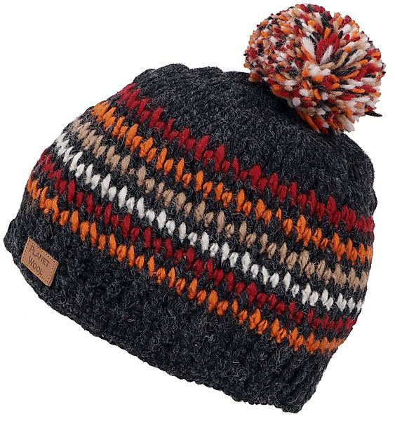 Guru-Shop Strickmütze Bommelmützel aus Nepal, Mütze günstig online kaufen