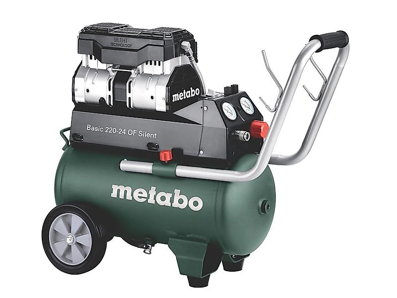 metabo Kompressor Basic 220-24 OF Silent, max. 8 bar, 24 l, Inklusive Unive günstig online kaufen