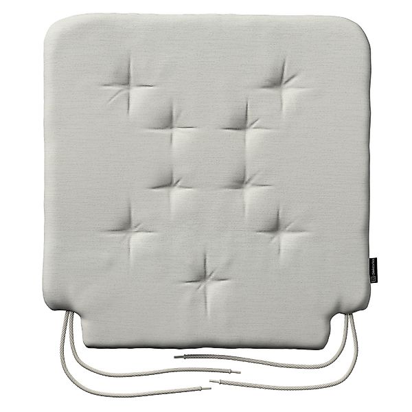 Stuhlkissen Christoph mit Bindeschnur, mittelgrau, 42 x 41 x 3,5 cm, Living günstig online kaufen