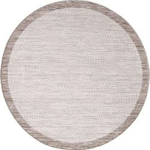 payé Teppich Sommer 70 Outdoor Rund 160x160 cm Beige günstig online kaufen