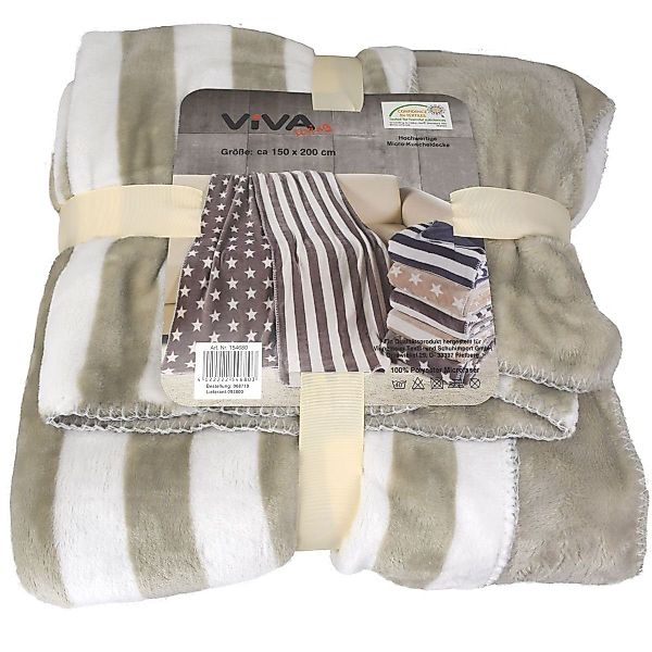 Wohndecke Kuscheldecke aus Mikrofaser 150 x günstig online kaufen