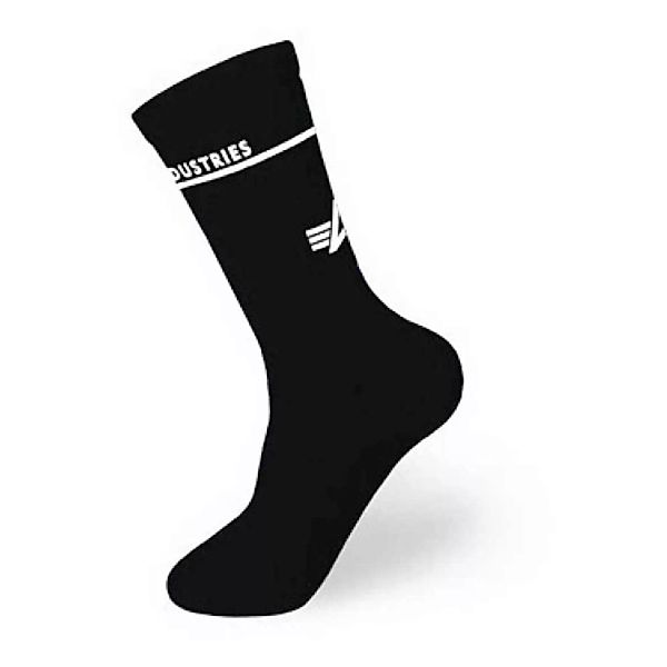 Alpha Industries Basic Stripe Socken 3 Paare EU 41-46 Black günstig online kaufen