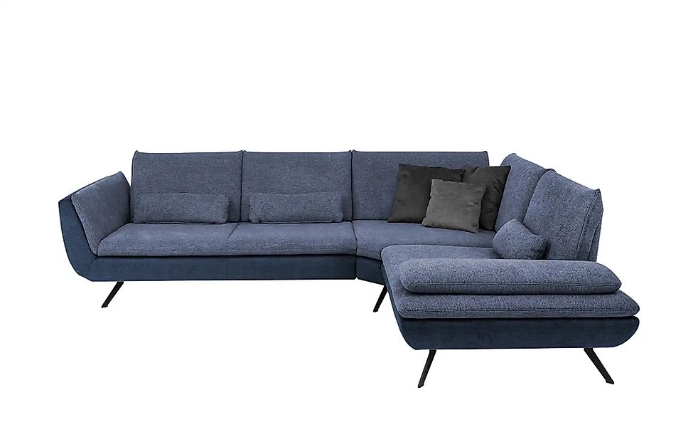 Ecksofa  Luca ¦ blau ¦ Maße (cm): B: 314 H: 88 T: 244.0 Polstermöbel > Sofa günstig online kaufen