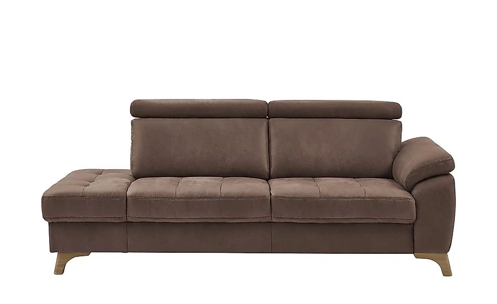 meinSofa Recamiére  Chloris ¦ braun ¦ Maße (cm): B: 221 H: 107 T: 102.0 Pol günstig online kaufen