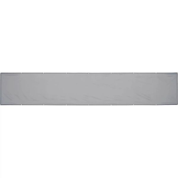 Balkonsichtschutz Melville 90 cm x 500 cm Silbergrau günstig online kaufen