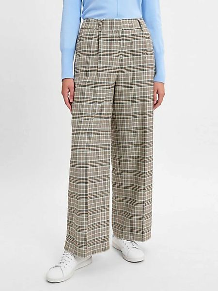 comma casual identity Stoffhose Karohose mit Wide Leg günstig online kaufen