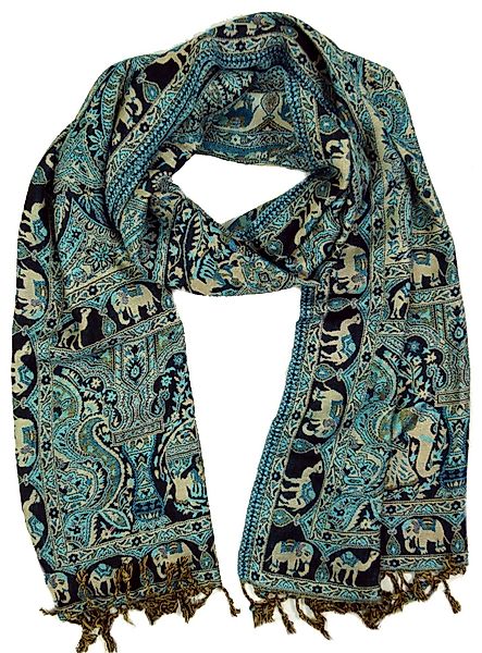 Guru-Shop Halstuch Indischer Schal, Schultertuch, Boho günstig online kaufen