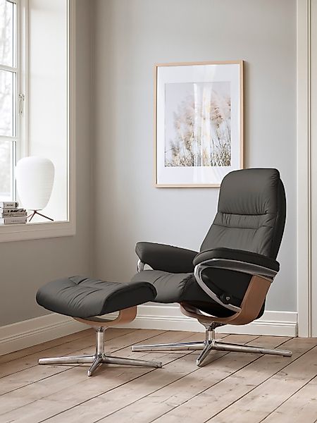 Stressless Relaxsessel "Sunrise", mit Cross Base, Größe S, M & L, Holzakzen günstig online kaufen