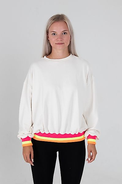 Be Famous Sweater Oversized Neon Cuff günstig online kaufen