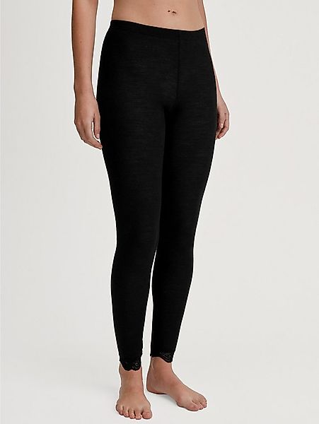 CALIDA Leggings Richesse Lace Spitzen-Details, elastisch, Feinripp-Qualität günstig online kaufen