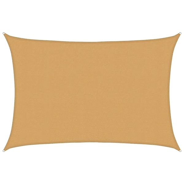 vidaXL Sonnensegel 160 g/m² Rechteckig Sandfarben 3x5 m HDPE 4002041 günstig online kaufen