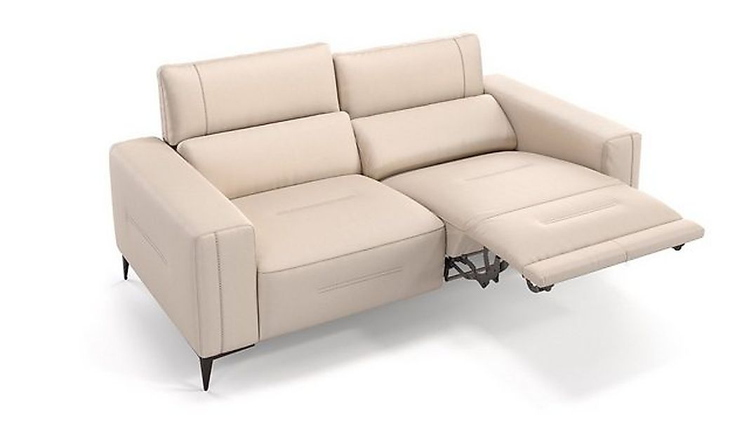 Sofanella 2-Sitzer Leder TERAMO, Relaxsofa, Designsofa, Designer Couch, Ita günstig online kaufen