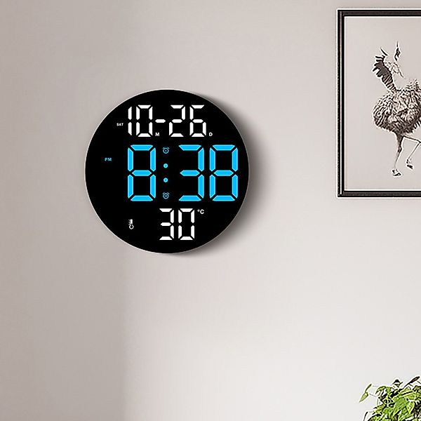 MODFU Wanduhr 23CM LED Digitale Wandwecker günstig online kaufen