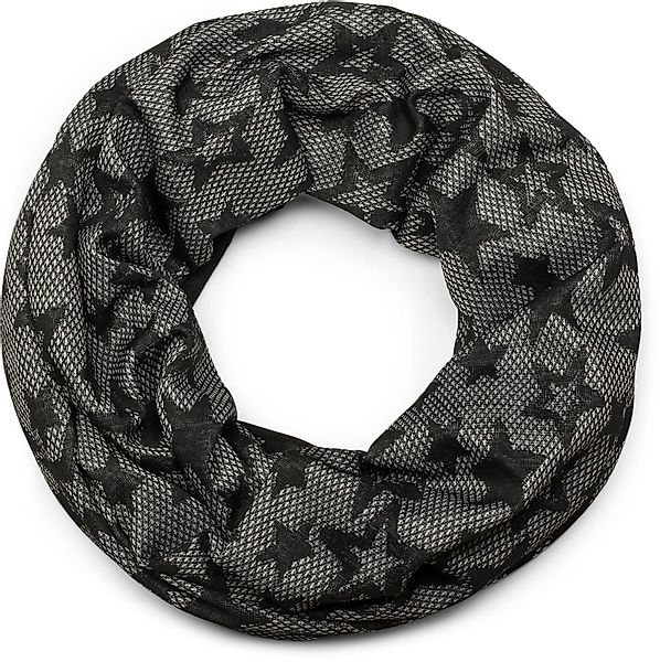 styleBREAKER Loop Loop mit Stern Print günstig online kaufen