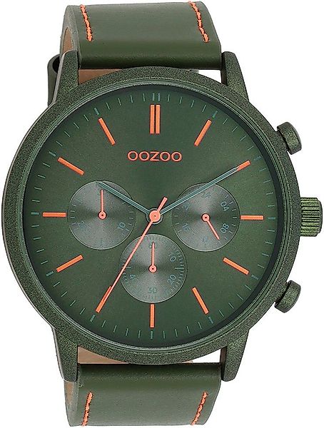 OOZOO Quarzuhr C11206, Armbanduhr, Herrenuhr, Lederarmband, günstig online kaufen
