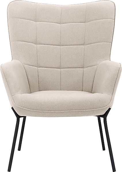 OTTO products Loungesessel »Luukas, Ohrensessel mit Metallbeinen,«, (1 St.) günstig online kaufen