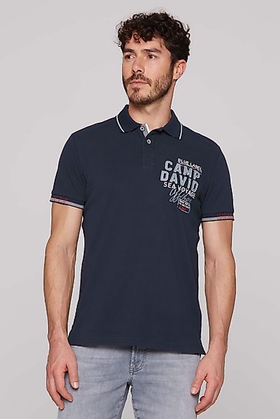 CAMP DAVID Poloshirt, mit Seitenschlitze günstig online kaufen