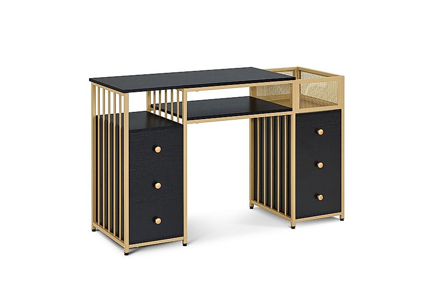 MCombo Schreibtisch M MCombo Schreibtisch mit 6 Schubladen, Nageltisch Mani günstig online kaufen