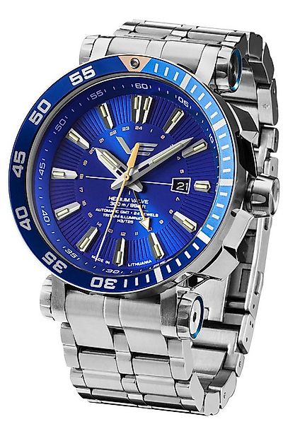 Vostok Europe Automatikuhr Automatik GMT Energia Rocket Stahl/Blau günstig online kaufen