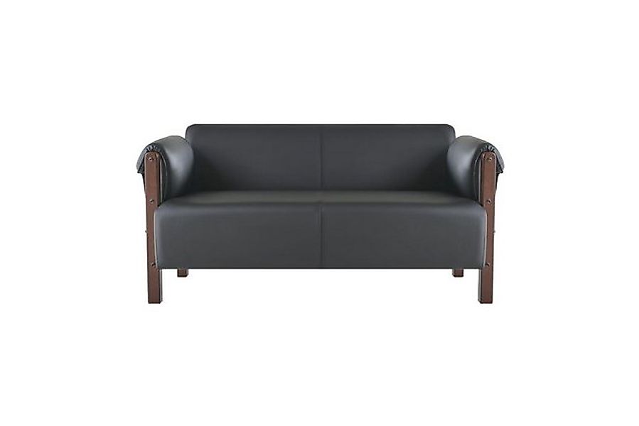 JVmoebel 2-Sitzer Sofa 2-Sitzer Schwarz Couch Modern Original Design Leders günstig online kaufen