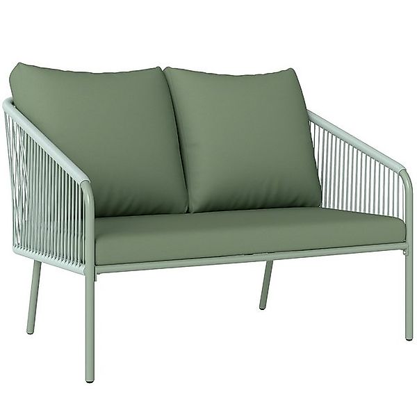 Outsunny Loungesofa mit Kissen, Gartensofa 1 Teile, Balkonmöbel 112 x 72 x günstig online kaufen