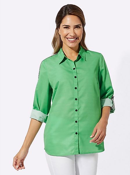 Sieh an! Klassische Bluse Hemdbluse Langarm günstig online kaufen