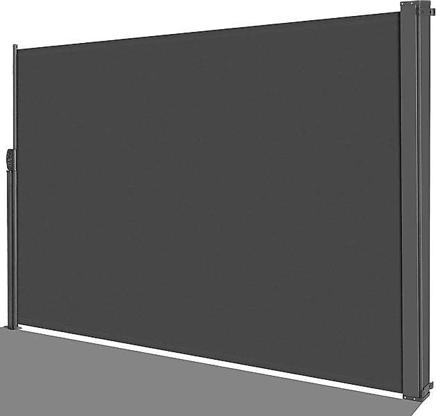 TLGREEN Seitenmarkise ausziehbar,Markise Blickdicht Sichtschutz 350x180cm,S günstig online kaufen