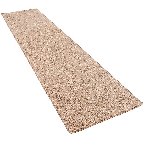 Snapstyle Hochflor Velours Teppich Läufer Mona Natur 100x400cm günstig online kaufen