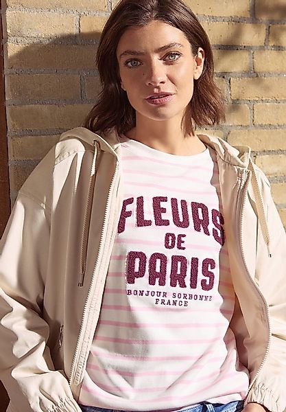 CECIL 3/4-Arm-Shirt mit Schriftzug günstig online kaufen