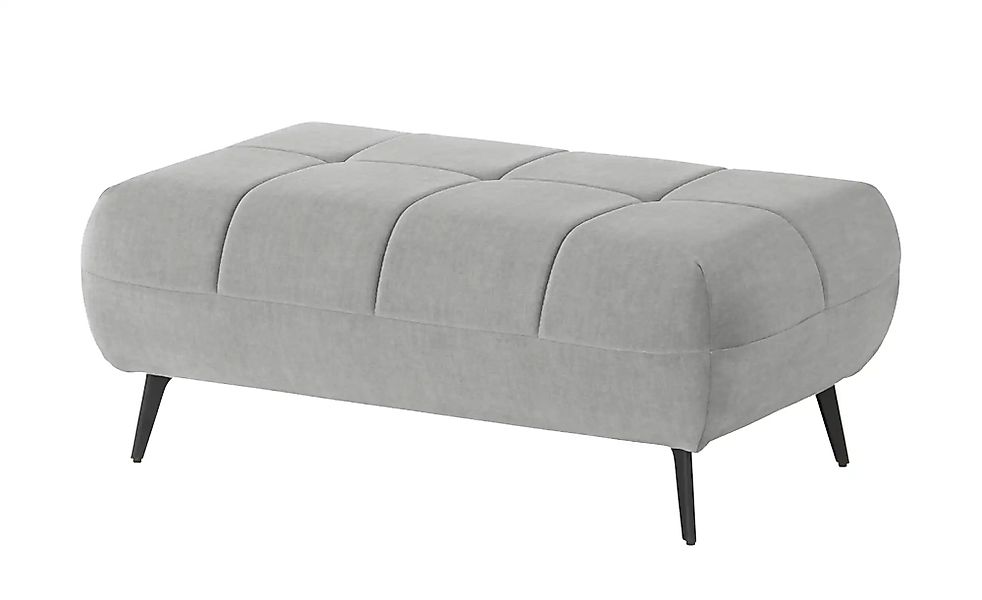 bobb Hocker  Carly ¦ silber ¦ Maße (cm): B: 118 H: 47 T: 73 Polstermöbel > günstig online kaufen