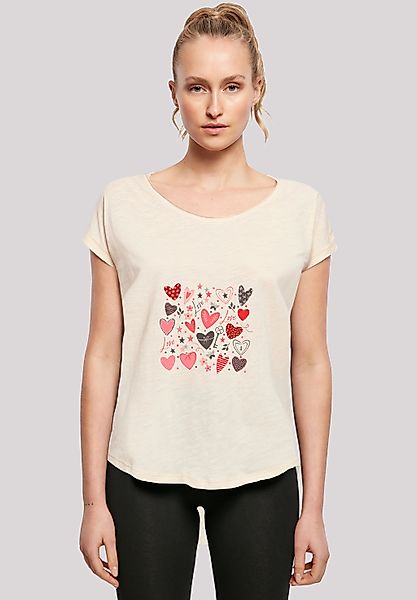 F4NT4STIC T-Shirt "Cute Herzen Variety Valentinstag" Premium Qualität günstig online kaufen