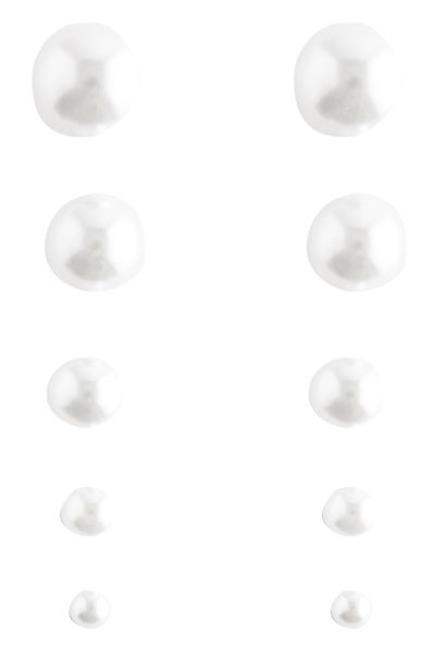 Next Ohrstecker-Set Ohrstecker Perlen, 5er-Pack (1-tlg) günstig online kaufen