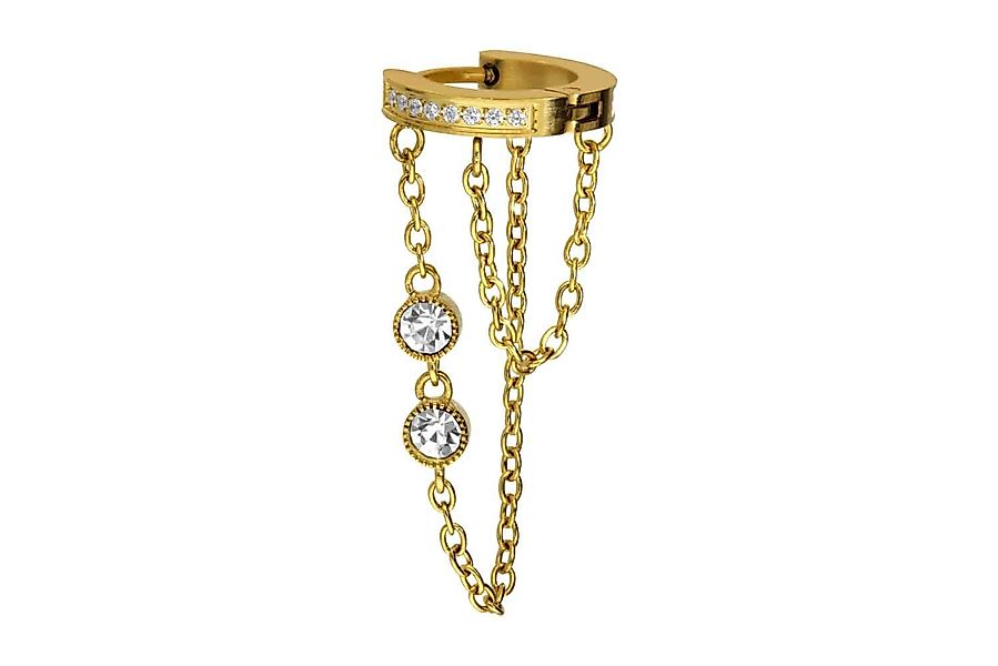 PIERCINGLINE Piercing-Set Chirurgenstahl Ohrclicker KETTEN + günstig online kaufen