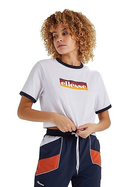 Ellesse T-Shirt Ellesse T-Shirt Damen FILIDE CROP T-SHIRT White Weiß günstig online kaufen