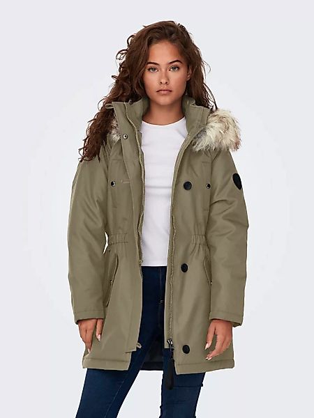 ONLY Parka ONLIRIS FUR WINTER PARKA LIFE CC OTW mit verdeckter Knopfleiste günstig online kaufen