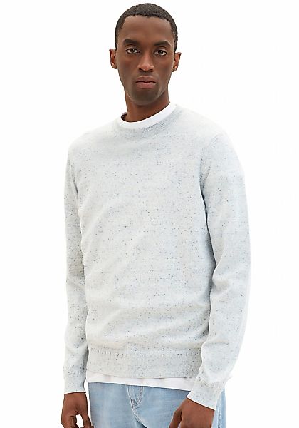 TOM TAILOR Strickpullover mit seitlichem Label-Badge günstig online kaufen