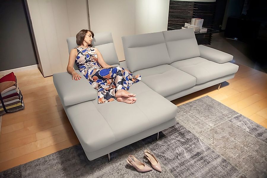 CALIA ITALIA Ecksofa "Toby Wing, L-Form, Designsofa mit sensationellem Sitz günstig online kaufen