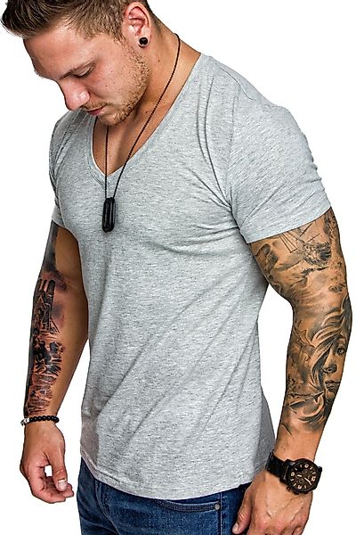 Amaci&Sons T-Shirt EUGENE Basic T-Shirt mit günstig online kaufen
