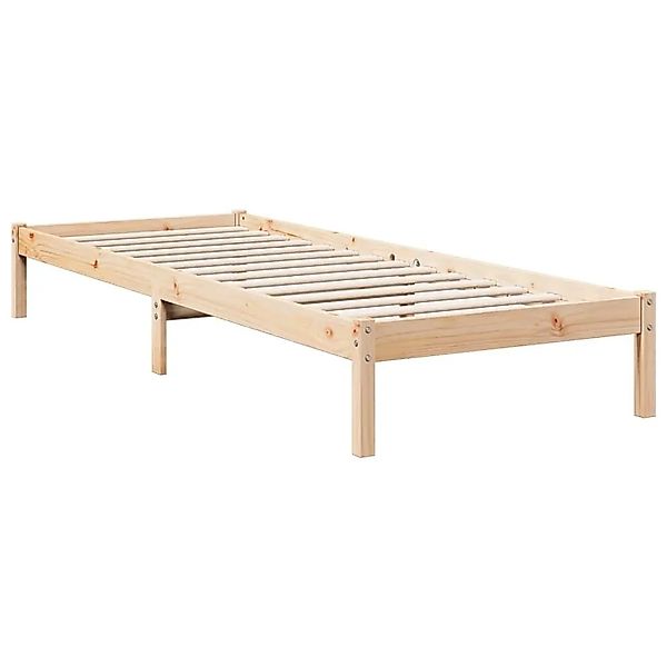 vidaXL Massivholzbett Extra Lang ohne Matratze 80x220 Kiefernholz 852414 günstig online kaufen