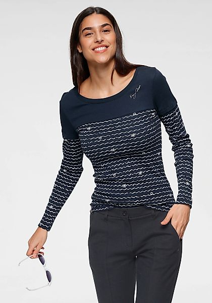 KangaROOS 2-in-1-Langarmshirt, Langarm, bedruckt und gemustert, für die Fre günstig online kaufen