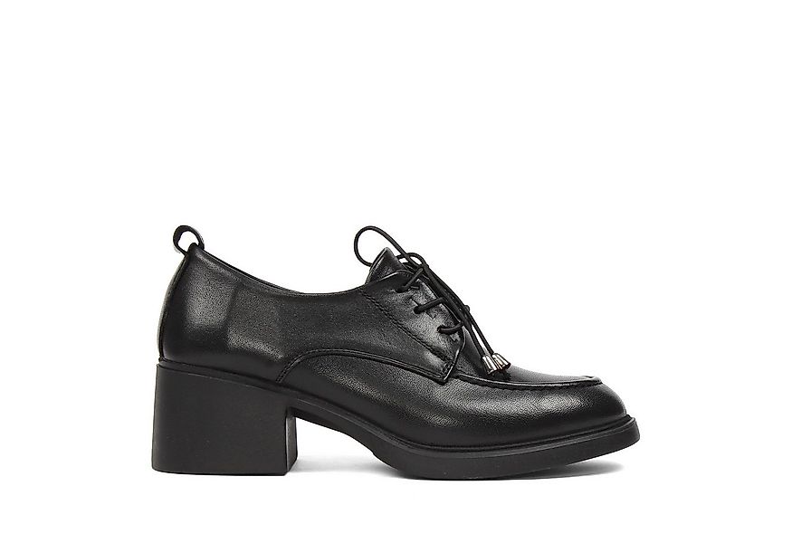 Celal Gültekin Plateau Schnürer Blockabsatz College Retro Damen Schnürschuh günstig online kaufen