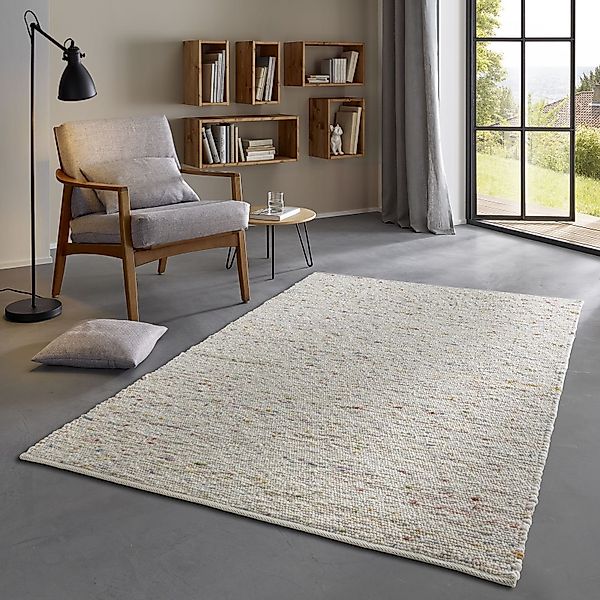 TaraCarpet Wollteppich TaraCarpet Fjord, rechteckig, Höhe: günstig online kaufen